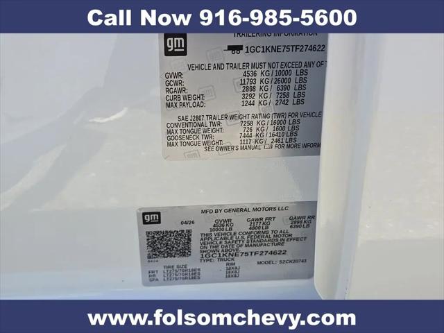 2026 Chevrolet Silverado 2500HD Crew Cab, Standard Bed, LT, 4WD