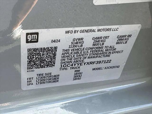 2024 Chevrolet Silverado 2500HD 4WD Crew Cab Standard Bed ZR2