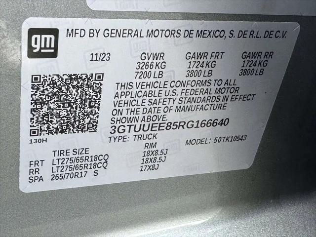 2024 GMC Sierra 1500 4WD Crew Cab Short Box AT4