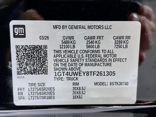 2026 GMC Sierra 3500HD Crew Cab, Long Bed, Denali, 4WD