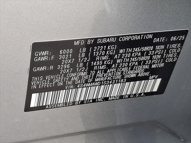 2025 Subaru Ascent Onyx Edition Limited 7-Passenger