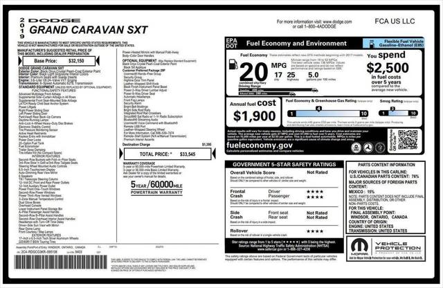 2019 Dodge Grand Caravan SXT