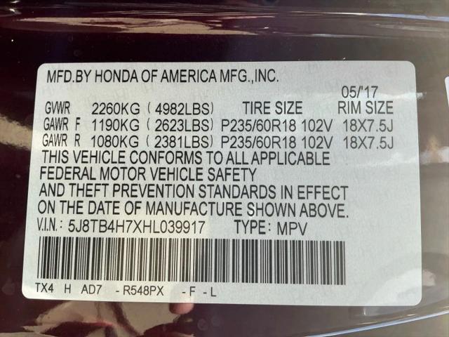 2017 Acura RDX w/Advance Package