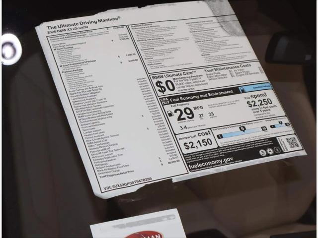 2026 BMW X3 30 xDrive