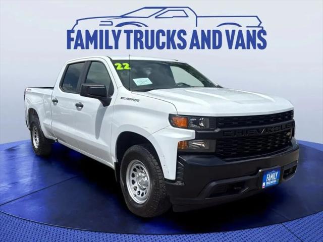 2022 Chevrolet Silverado 1500 4WD Crew Cab Standard Bed WT