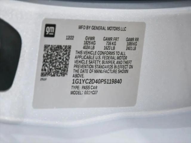 2023 Chevrolet Corvette Stingray RWD Coupe 3LT
