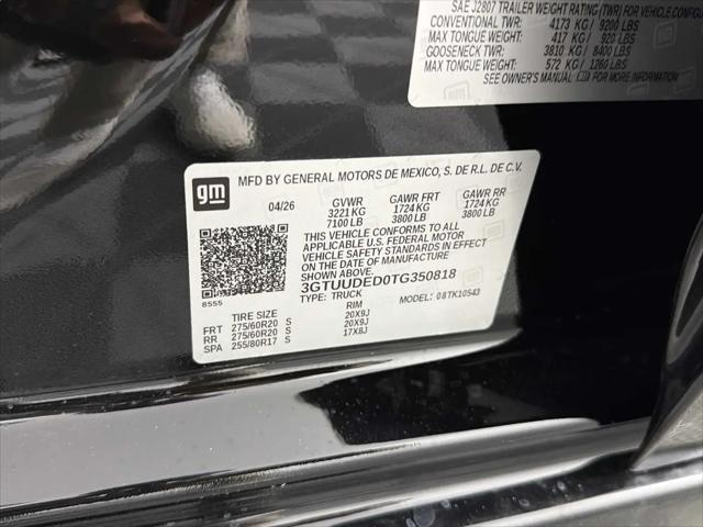 2026 GMC Sierra 1500 Crew Cab, Short Bed, SLT, 4WD
