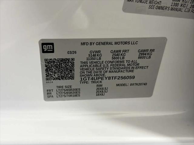 2026 GMC Sierra 2500HD Crew Cab, Standard Bed, AT4, 4WD