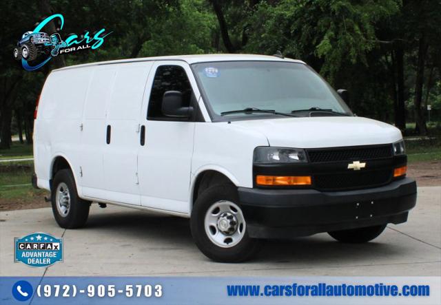 2021 Chevrolet Express Cargo Van RWD 2500 Regular Wheelbase WT for sale in Garland, TX