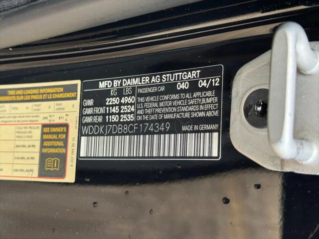 2012 Mercedes-Benz E-CLASS E 550 E 550