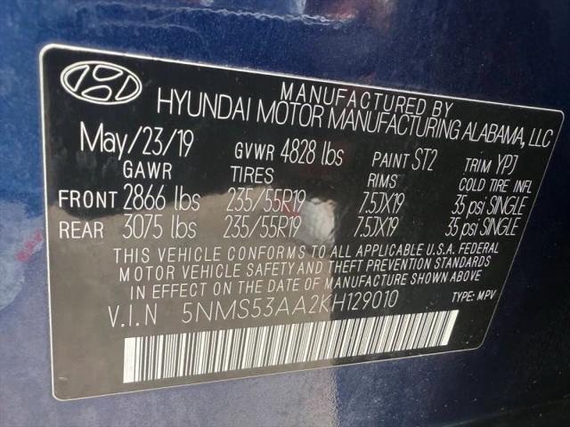 2019 Hyundai Santa Fe Ultimate 2.0T