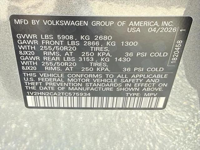 2026 Volkswagen Atlas SE with Technology