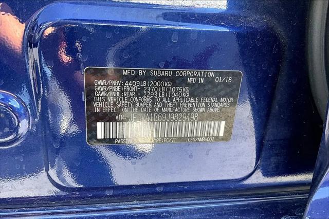 2018 Subaru WRX Premium