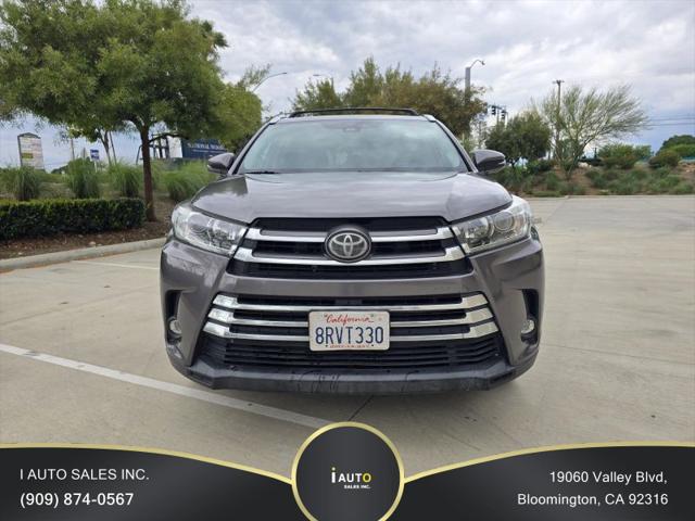2019 Toyota Highlander Limited for sale in Bloomington, CA