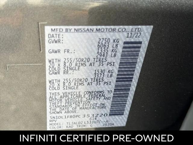 2023 INFINITI QX60 LUXE