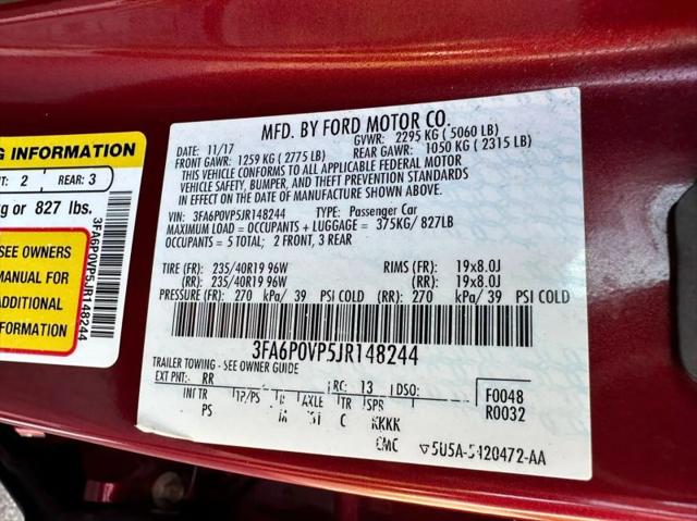 2018 Ford Fusion Sport