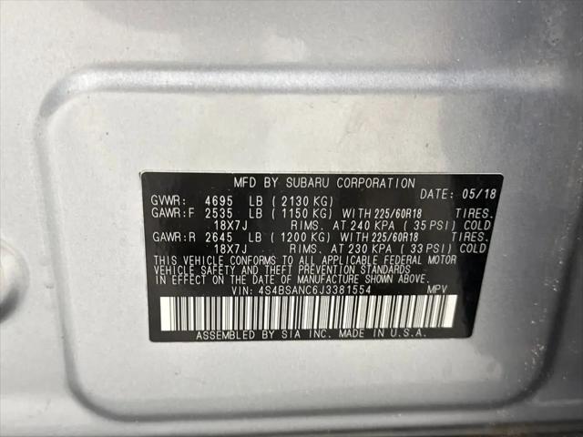 2018 Subaru Outback 2.5i Limited
