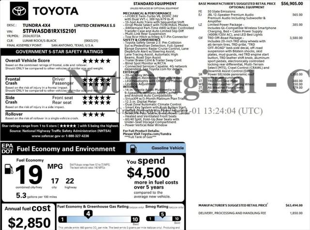 2024 Toyota Tundra Limited