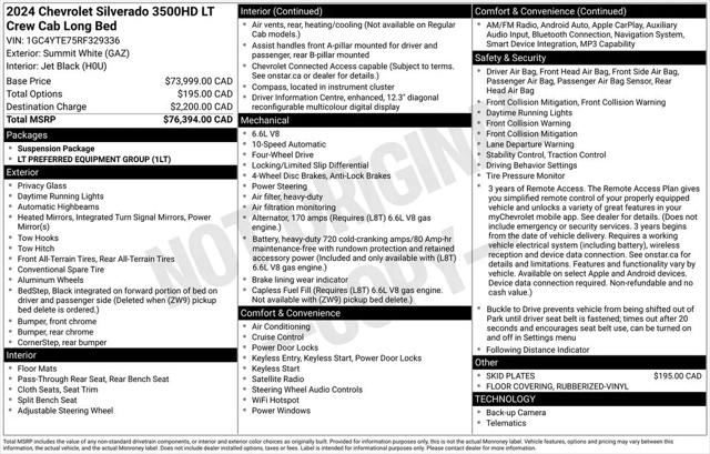 2024 Chevrolet Silverado 3500HD LT