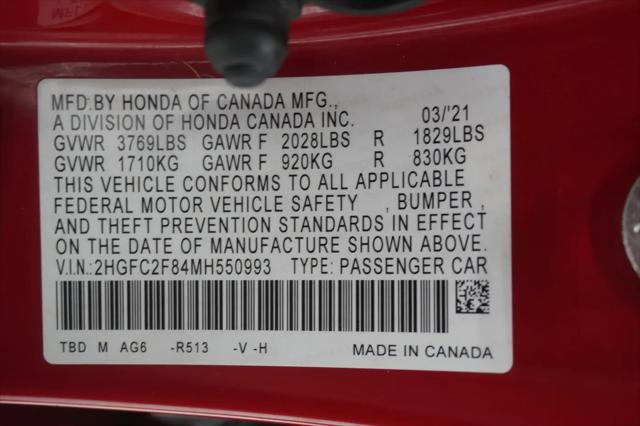 2021 Honda Civic Sport