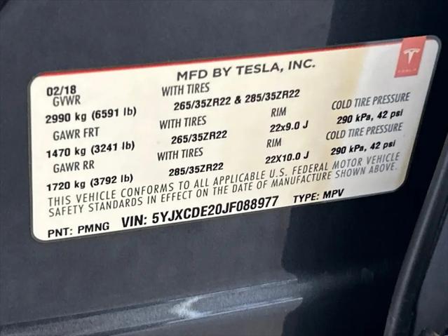 2018 Tesla Model X 75D