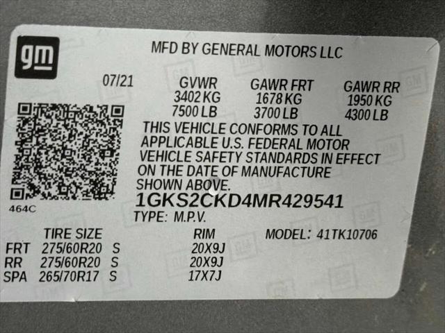 2021 GMC Yukon 4WD AT4