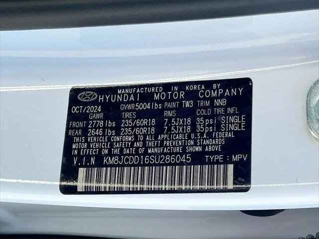 2025 Hyundai Tucson Hybrid SEL Convenience