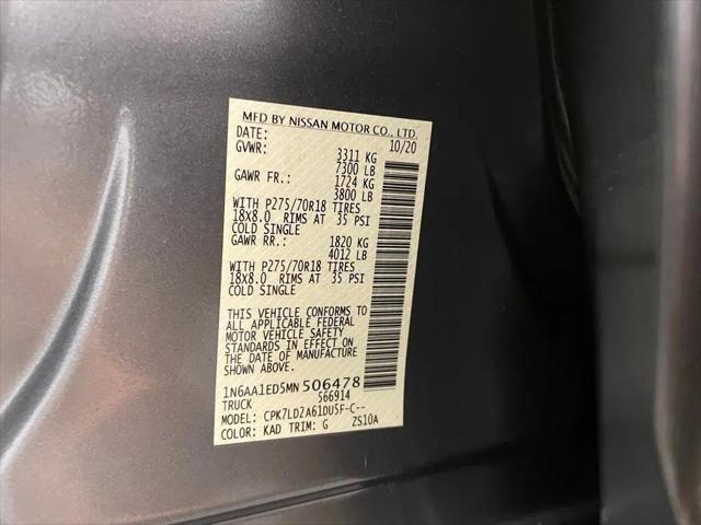 2021 Nissan Titan Crew Cab PRO-4X 4x4
