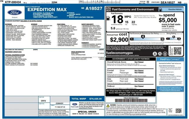2025 Ford Expedition Platinum MAX