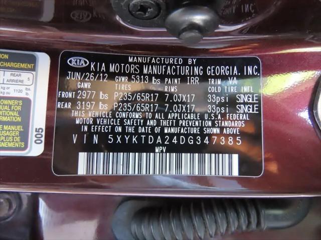 2013 Kia Sorento LX V6
