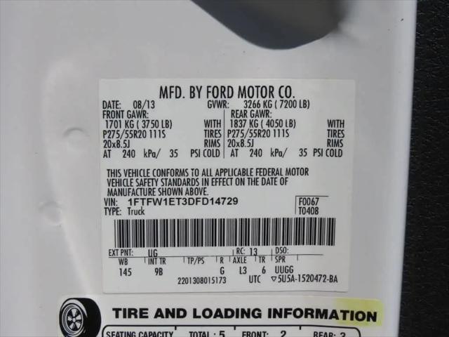 2013 Ford F-150 Platinum