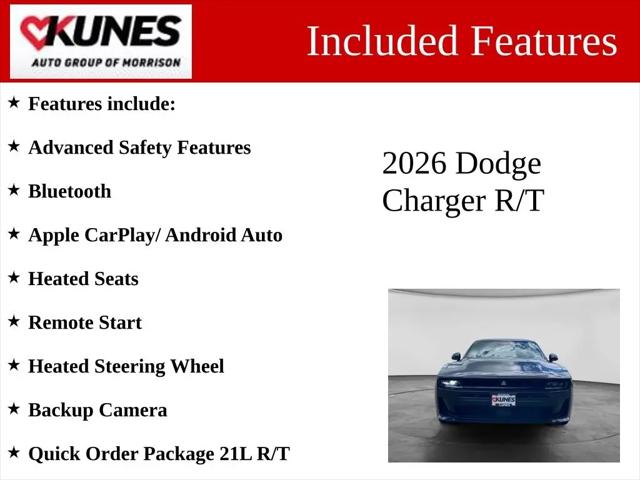 2026 Dodge Charger R/T 4 Door AWD