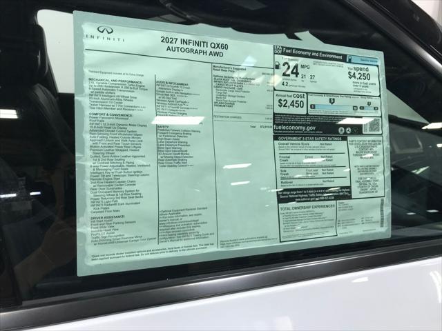 2027 INFINITI QX60 AUTOGRAPH