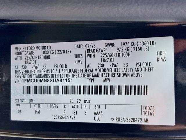 Used 2025 Ford Escape ST-Line For Sale in Olive Branch, MS