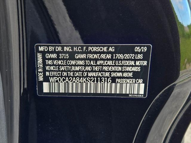 2019 Porsche 718 Boxster Base