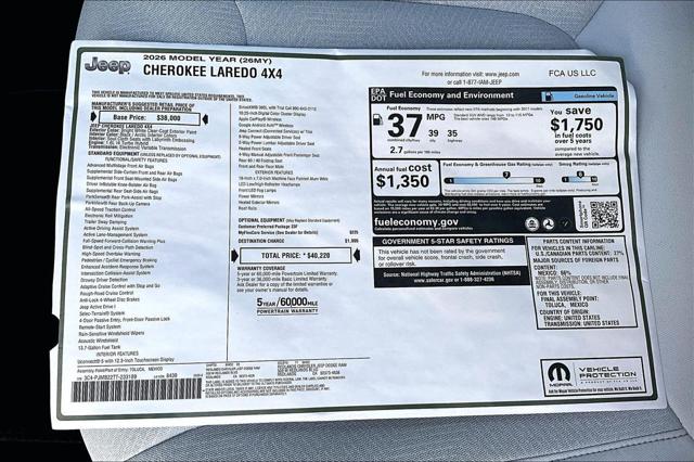 2026 Jeep Cherokee Laredo