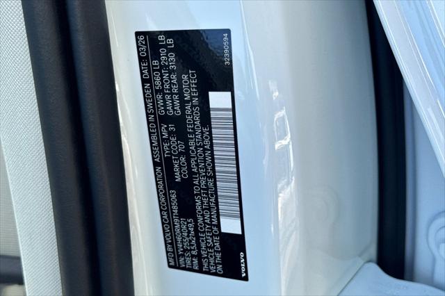 2026 Volvo XC60 Plug-In Hybrid Ultra, T8 AWD Electric/Gasoline, Dark