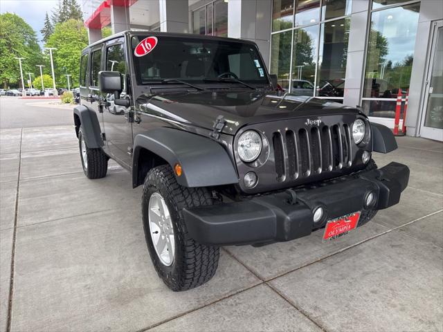 2016 Jeep Wrangler Unlimited Sport for sale in Tumwater, WA