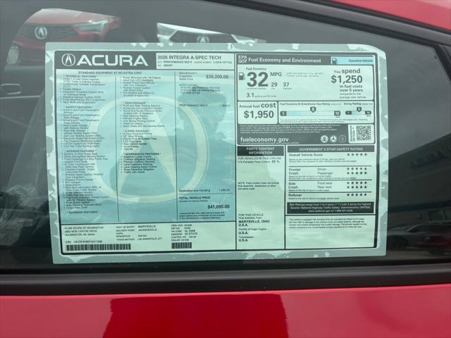2026 Acura Integra FWD A-Spec with Technology