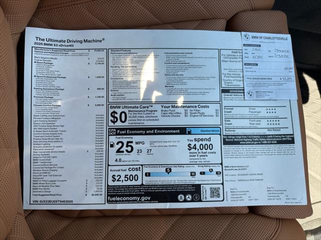2026 BMW X5 xDrive40i