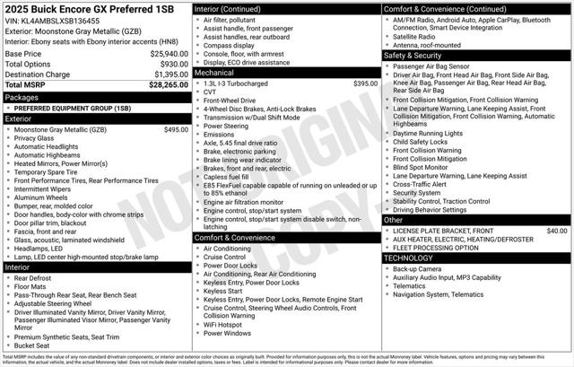 2025 Buick Encore GX Preferred FWD
