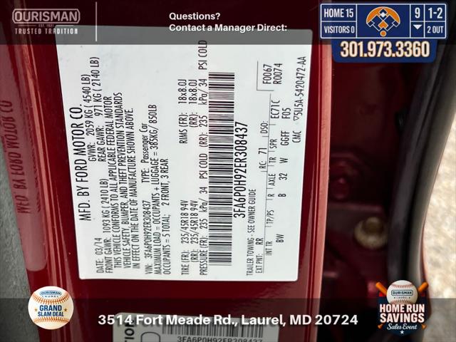 2014 Ford Fusion SE