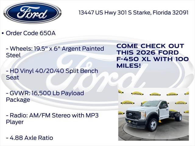 2026 Ford F-450 XL DRW 650A