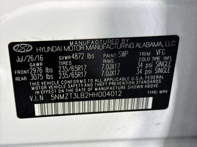 2017 Hyundai Santa Fe Sport 2.4L