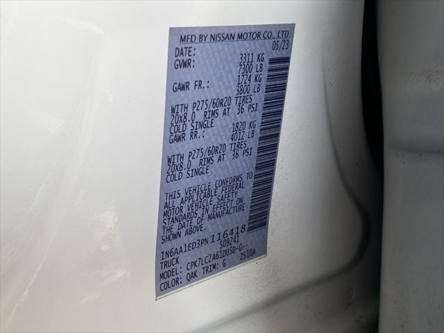 2023 Nissan Titan Crew Cab SV 4x4