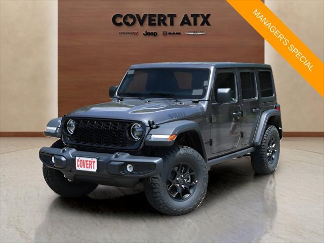 2026 Jeep Wrangler 4-Door Willys 4x4 for sale in Austin, TX