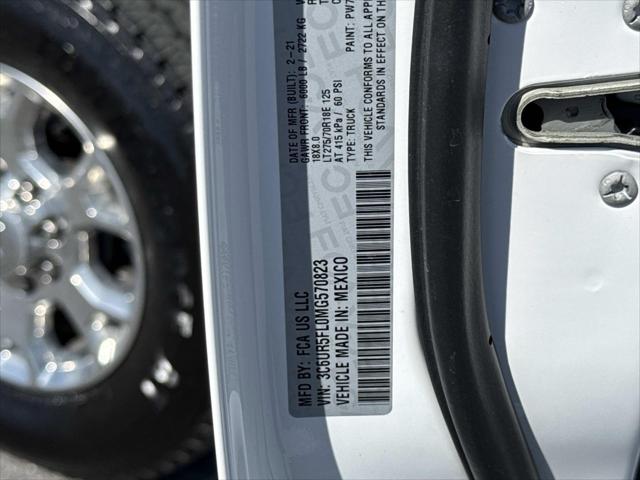 2021 Jeep Ram 2500 Laramie Crew Cab 4x4 6'4" Box