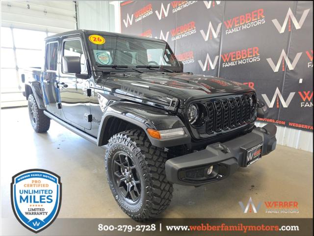 2026 Jeep Gladiator GLADIATOR WILLYS 4X4 2026 Jeep Gladiator GLADIATOR WILLYS 4X4