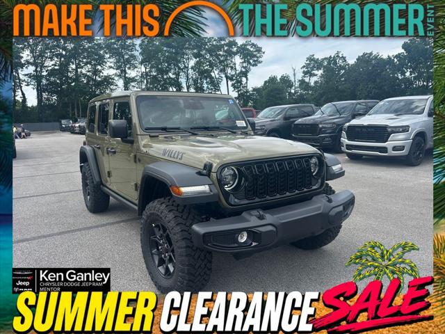 2026 Jeep Wrangler 4-Door Willys 4x4 for sale in Mentor, OH