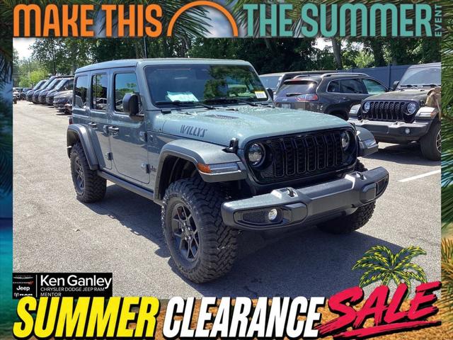 2026 Jeep Wrangler 4-Door Willys 4x4 for sale in Mentor, OH
